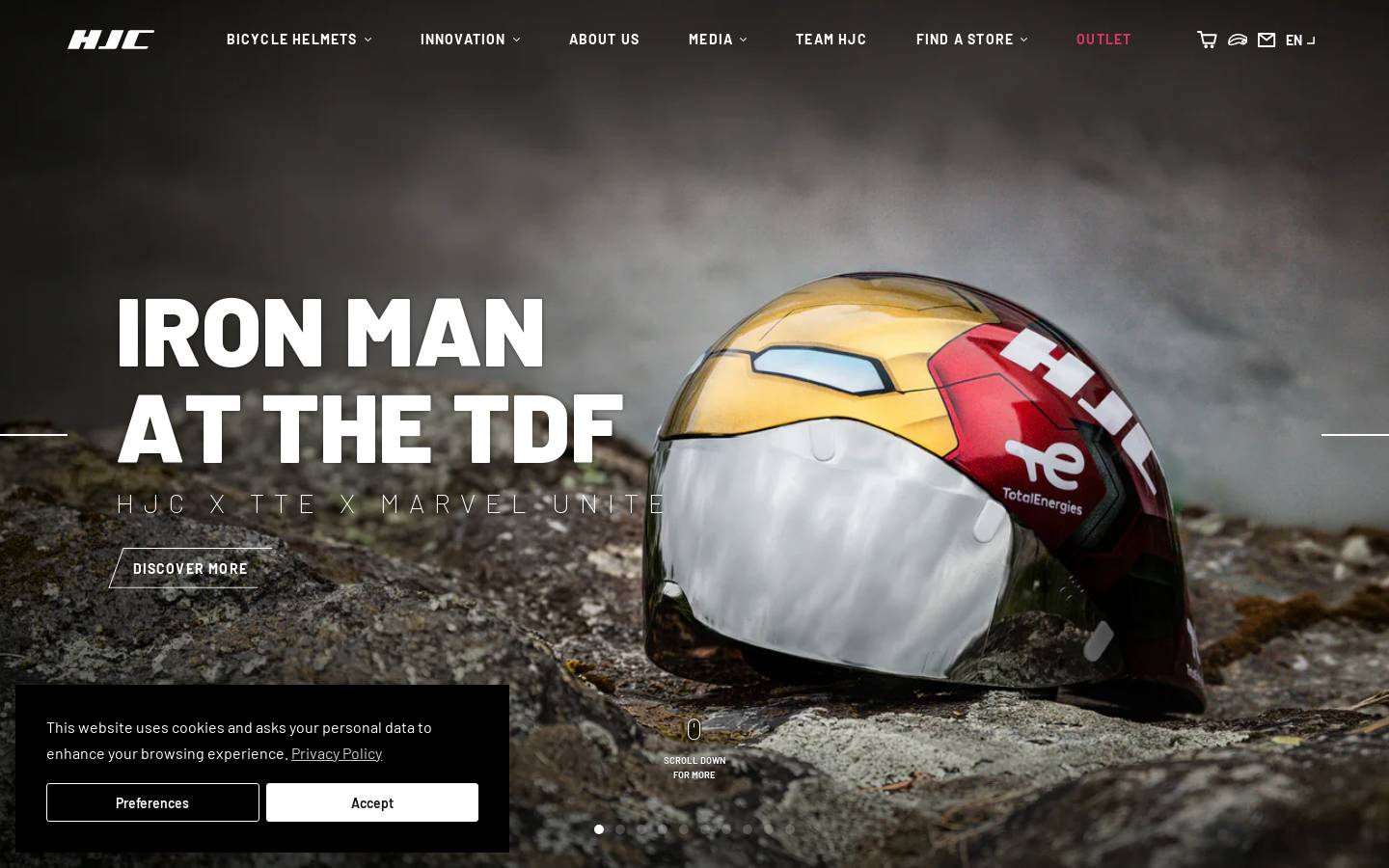 hjcsports.com homepage screenshot