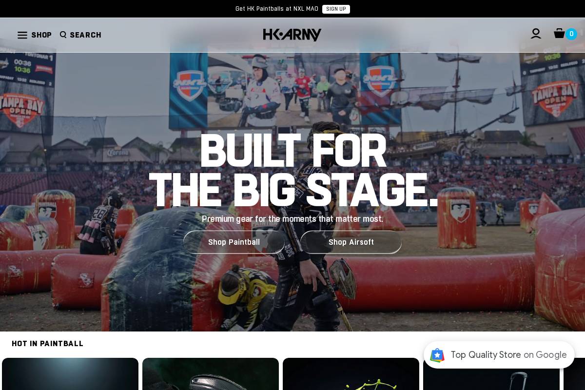 hkarmy.com homepage screenshot