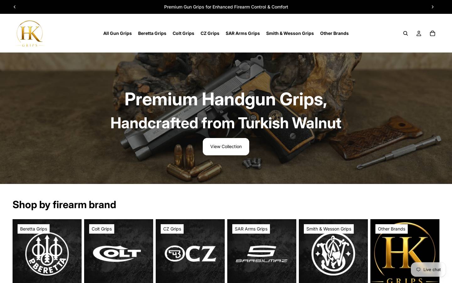 hkgrips.com homepage screenshot