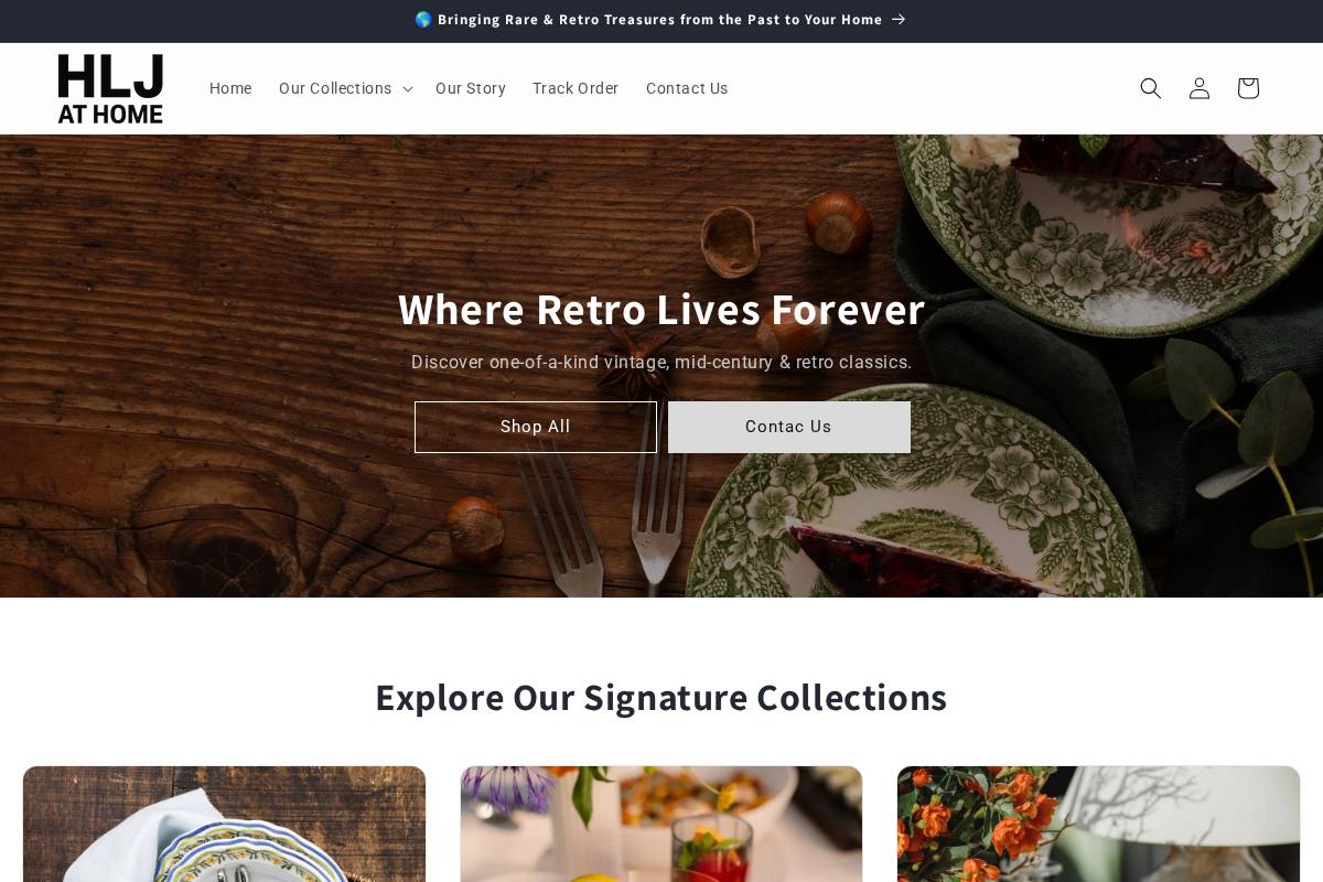 hljathome.com homepage screenshot
