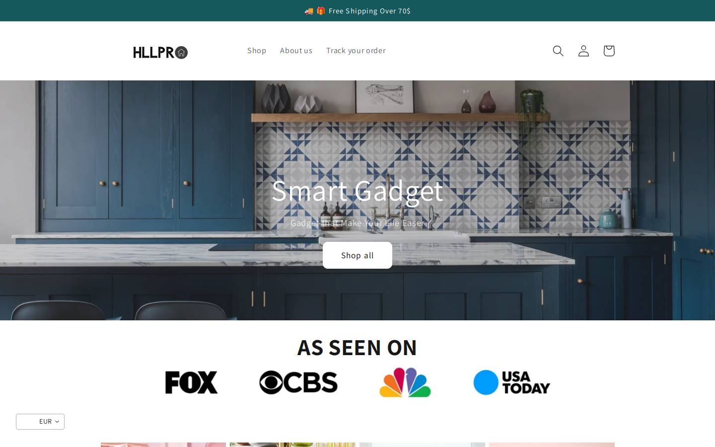 hllpro.com homepage screenshot