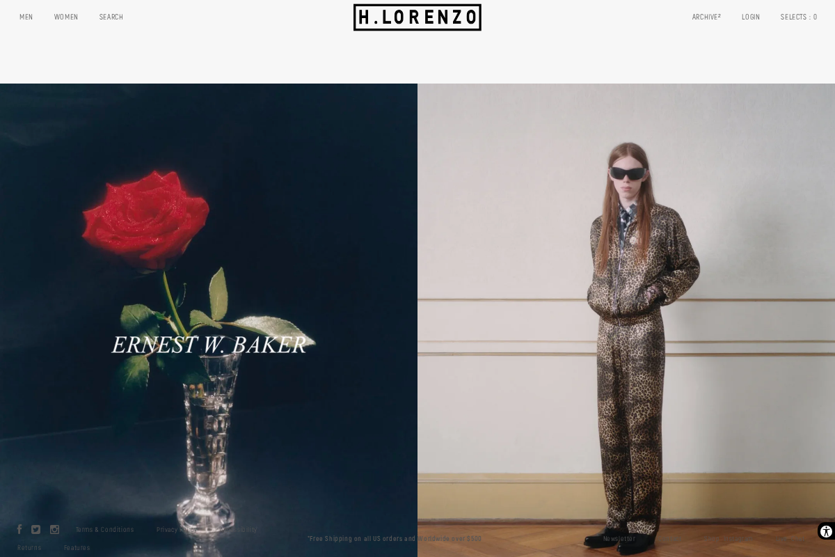 H. Lorenzo homepage screenshot