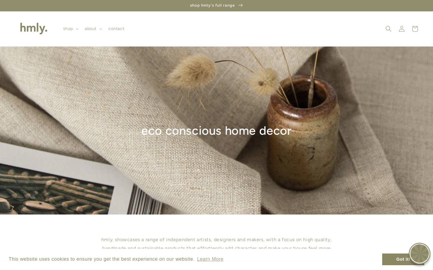 hmly.co.uk homepage screenshot