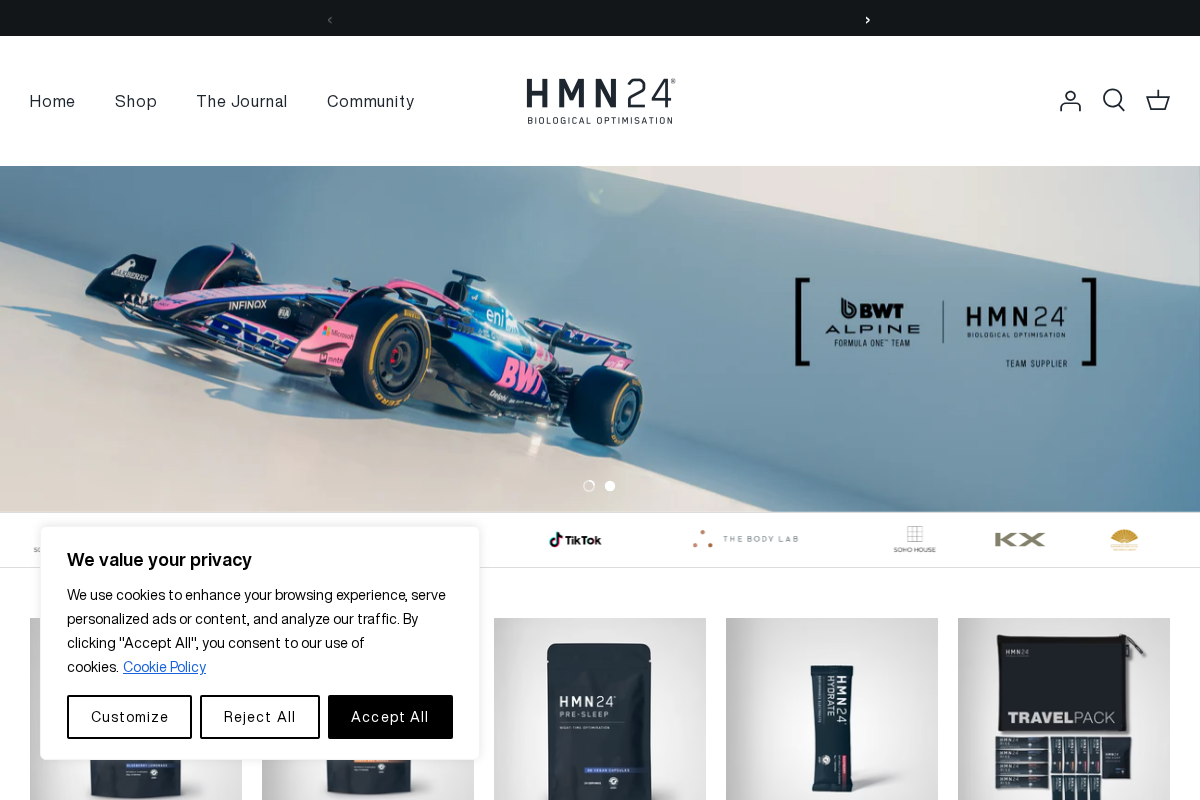 Hmn24 homepage screenshot