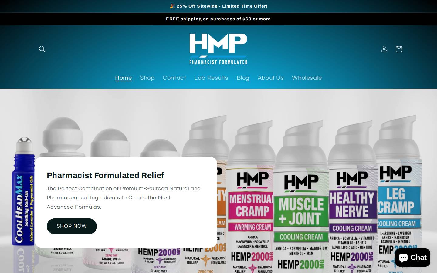 hmpbrands.com homepage screenshot