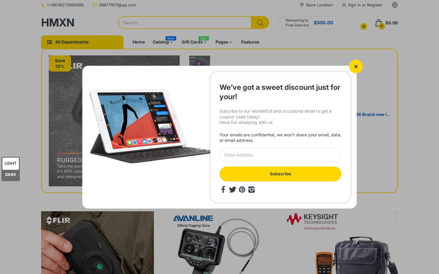 hmxn.com homepage screenshot