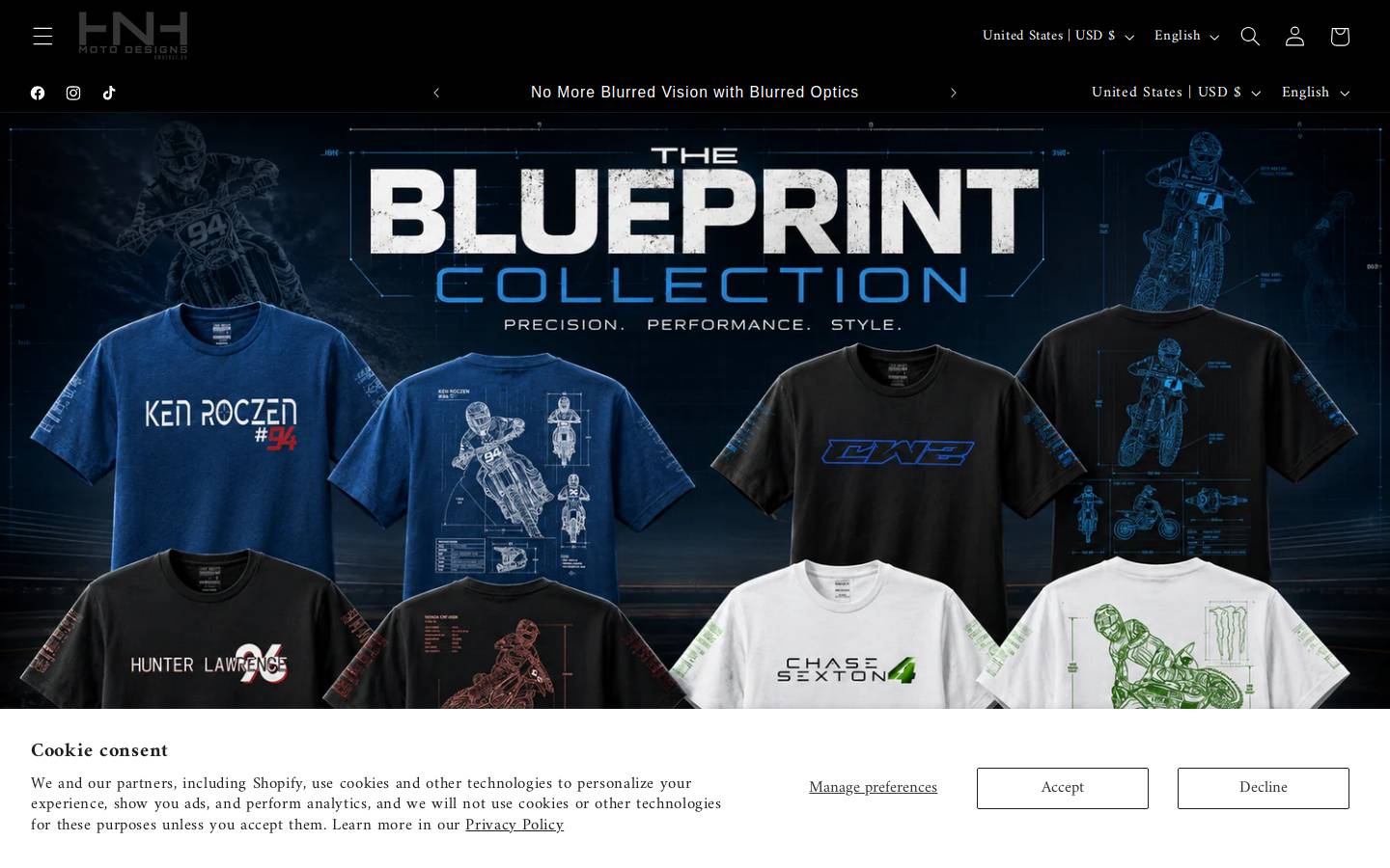 hnhmotodesigns.com homepage screenshot