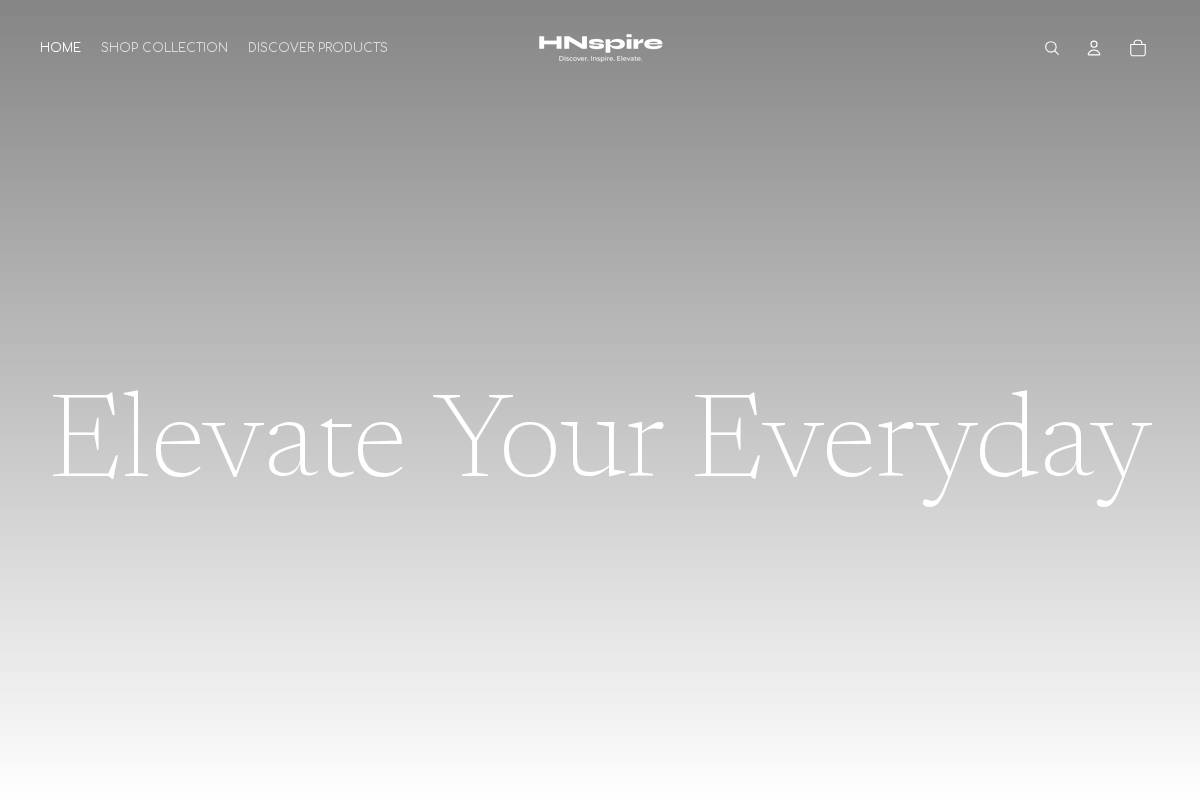 hnspire.shop homepage screenshot
