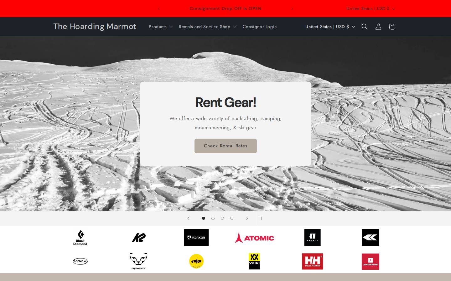hoardingmarmot.com homepage screenshot