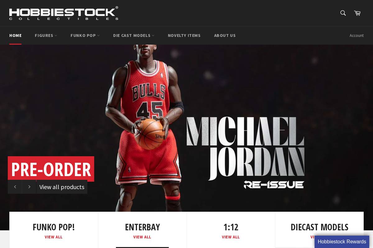 hobbiestock.com homepage screenshot