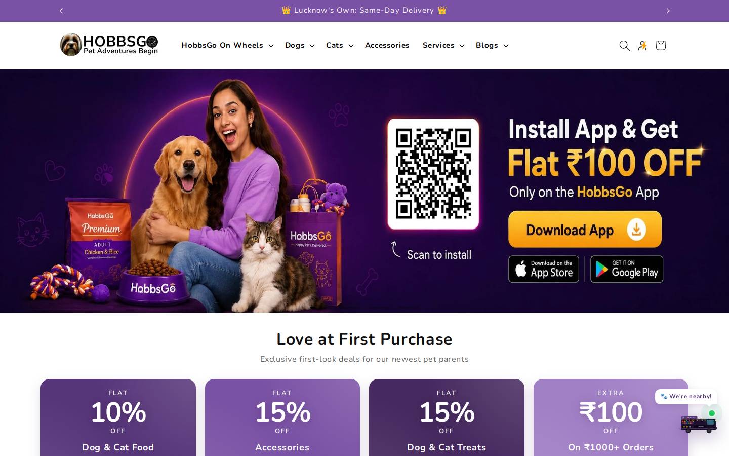 hobbsgo.com homepage screenshot
