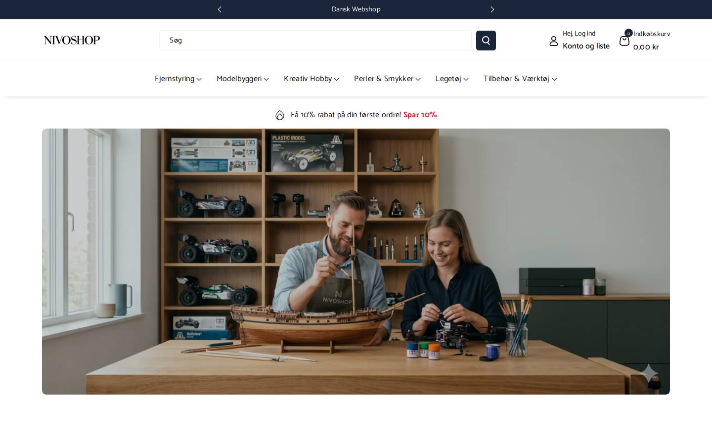 Hobbydirect homepage screenshot