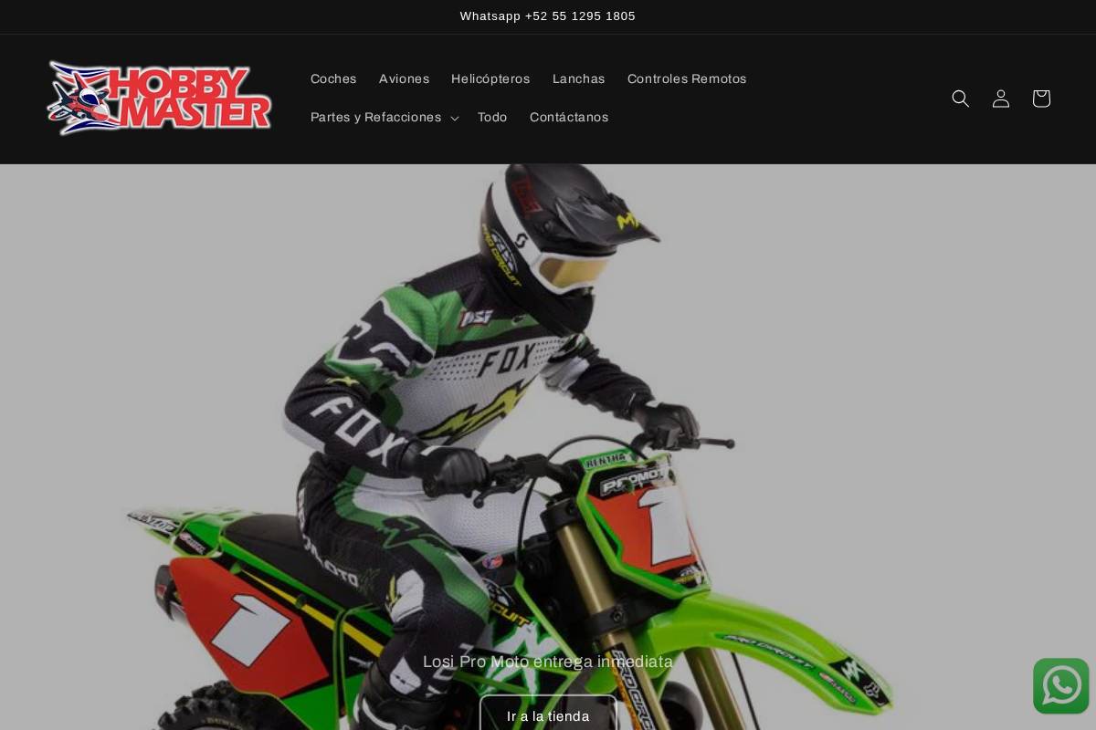 hobbymaster.mx homepage screenshot