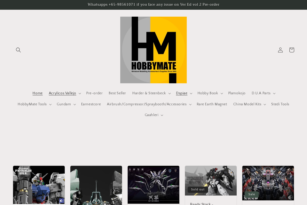 HOBBYMATE homepage screenshot