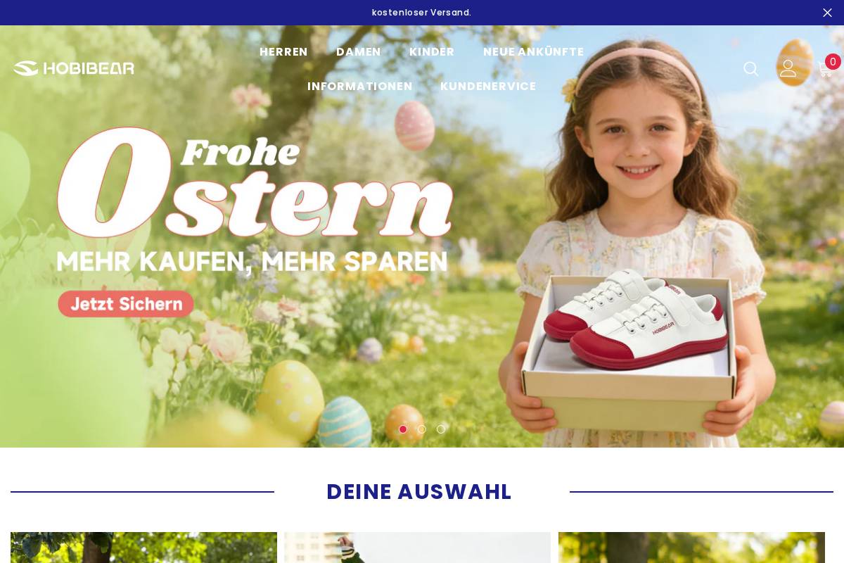 Hobibear homepage screenshot