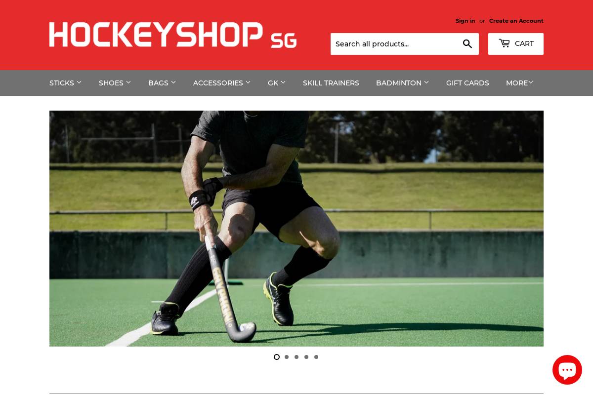 hockeyshop.sg homepage screenshot