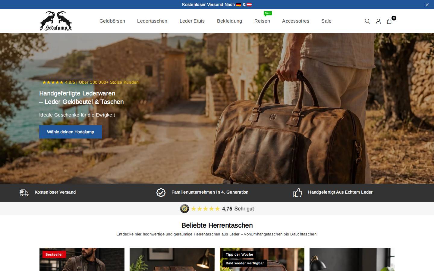 hodalump-ratschkatl.de homepage screenshot