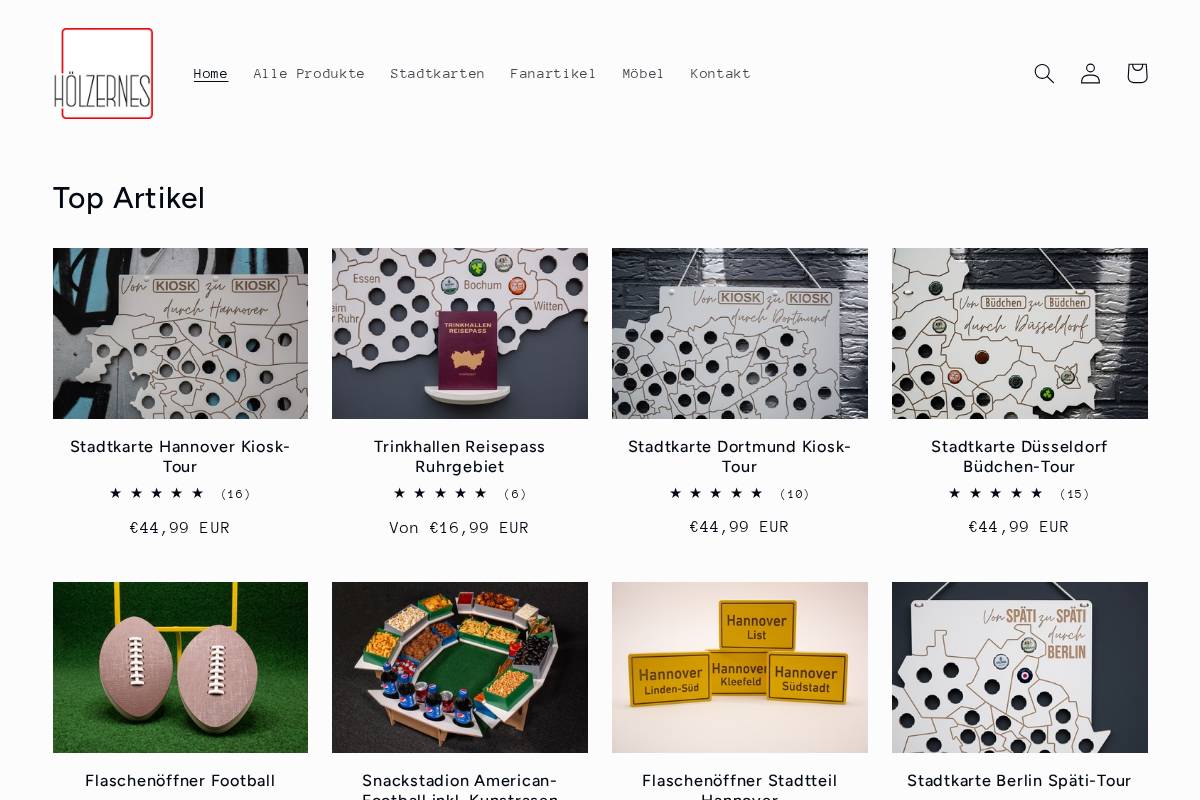 hoelzerneshannover.de homepage screenshot