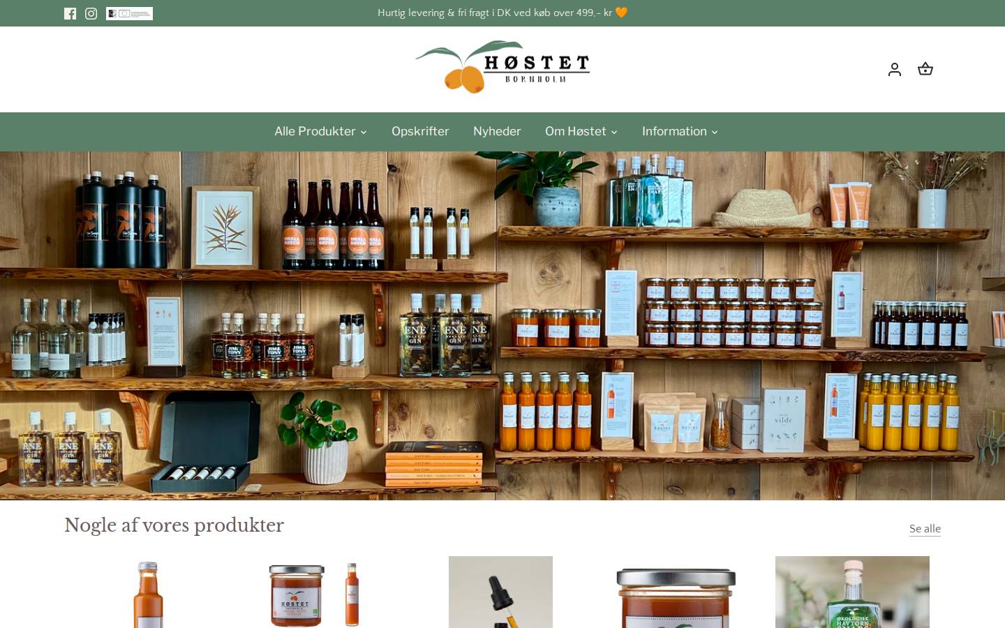 hoestet.com homepage screenshot