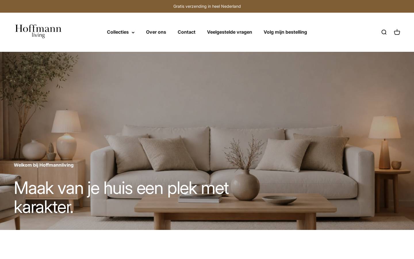 Hoffmannliving homepage screenshot