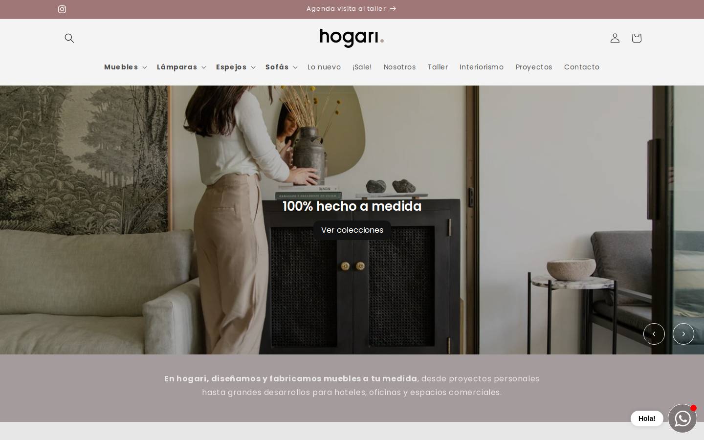 hogari.cl homepage screenshot