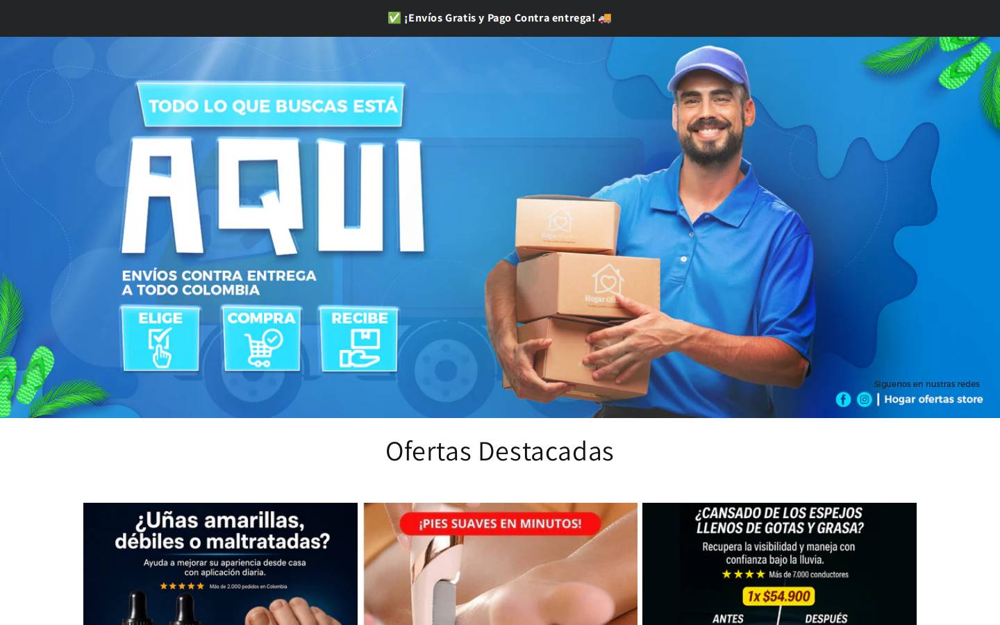 hogarofertas.com homepage screenshot