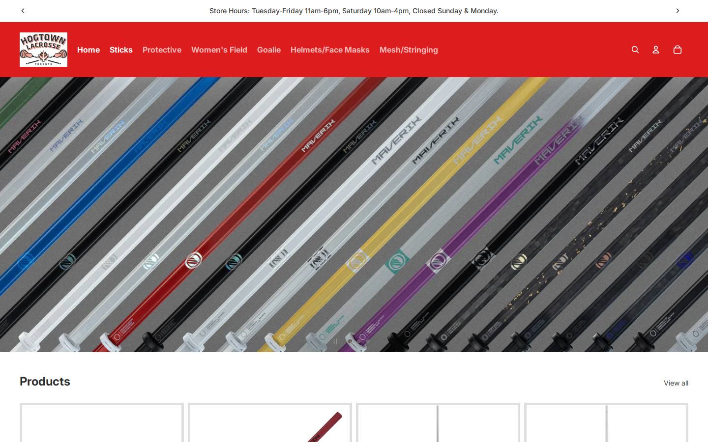 hogtownlacrosse.com homepage screenshot