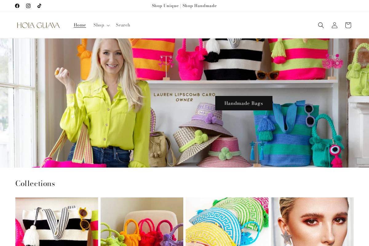 holaguava.com homepage screenshot