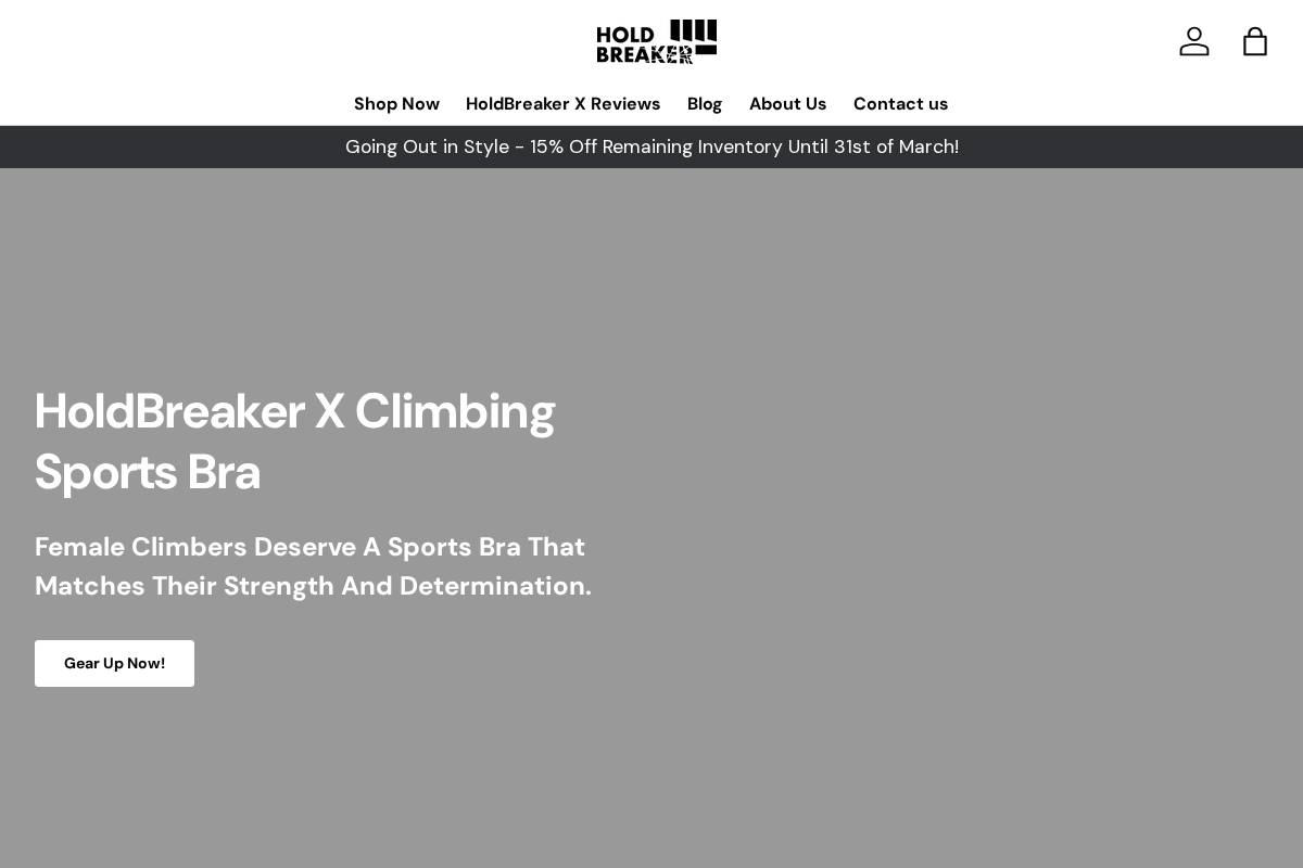 HoldBreaker homepage screenshot