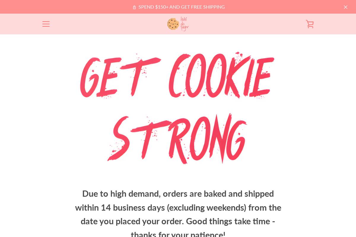 holddasugar.com homepage screenshot