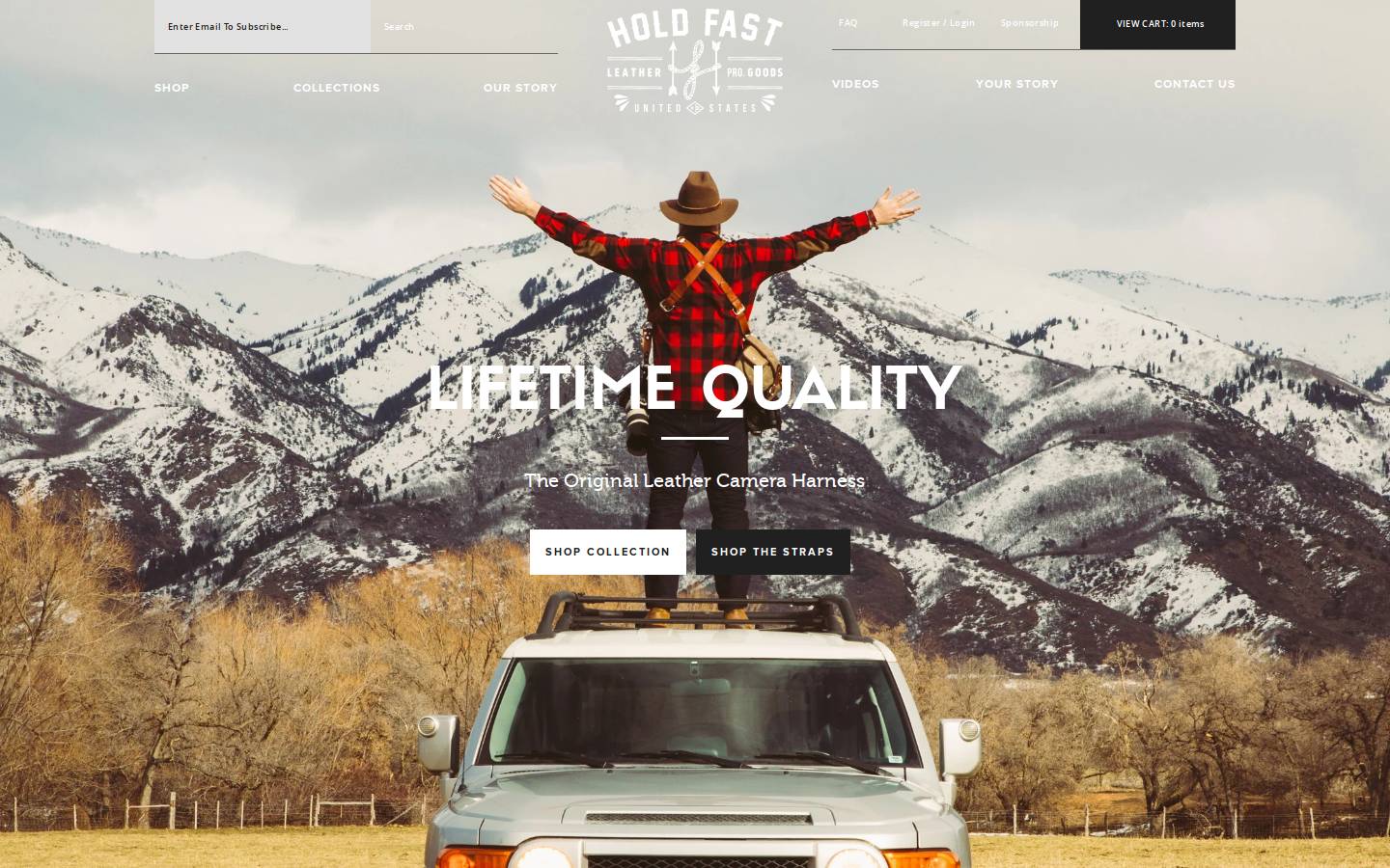 holdfastgear.com homepage screenshot