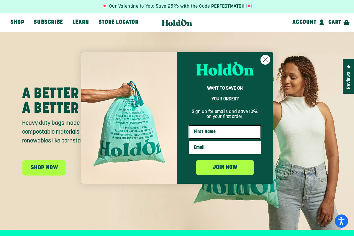 Holdonbags homepage screenshot