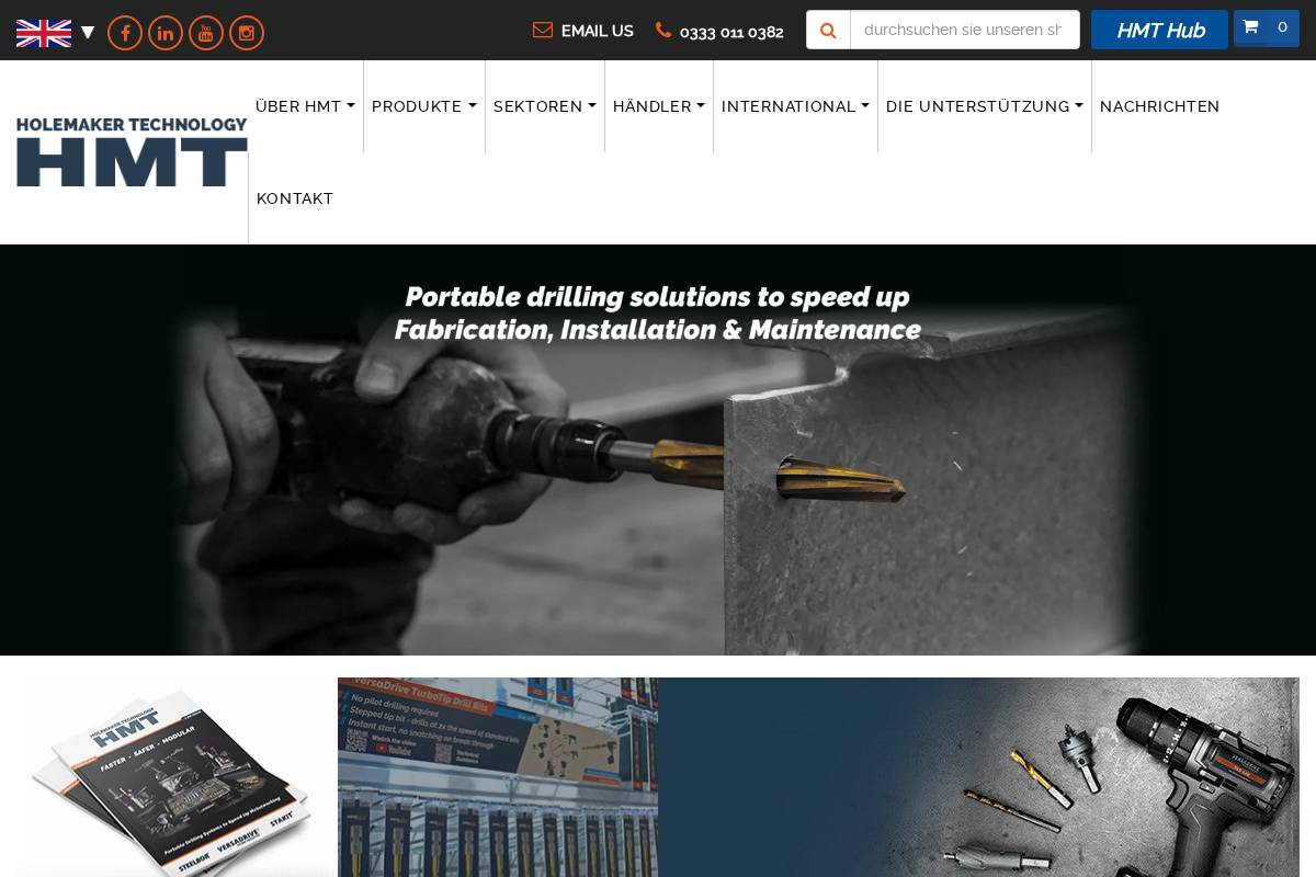 holemaker-technology.com homepage screenshot