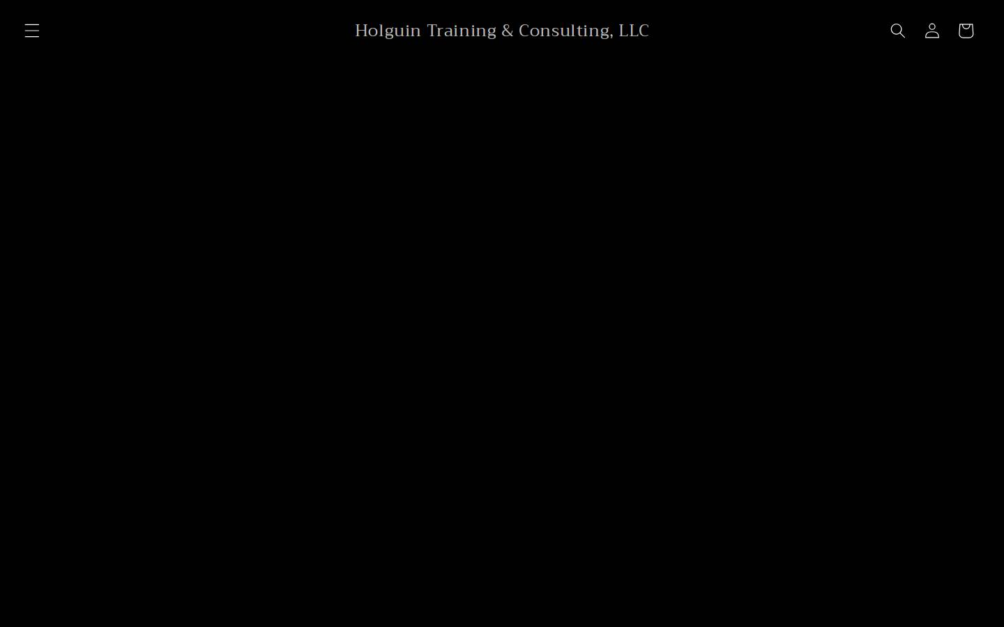 holguintraining.com homepage screenshot