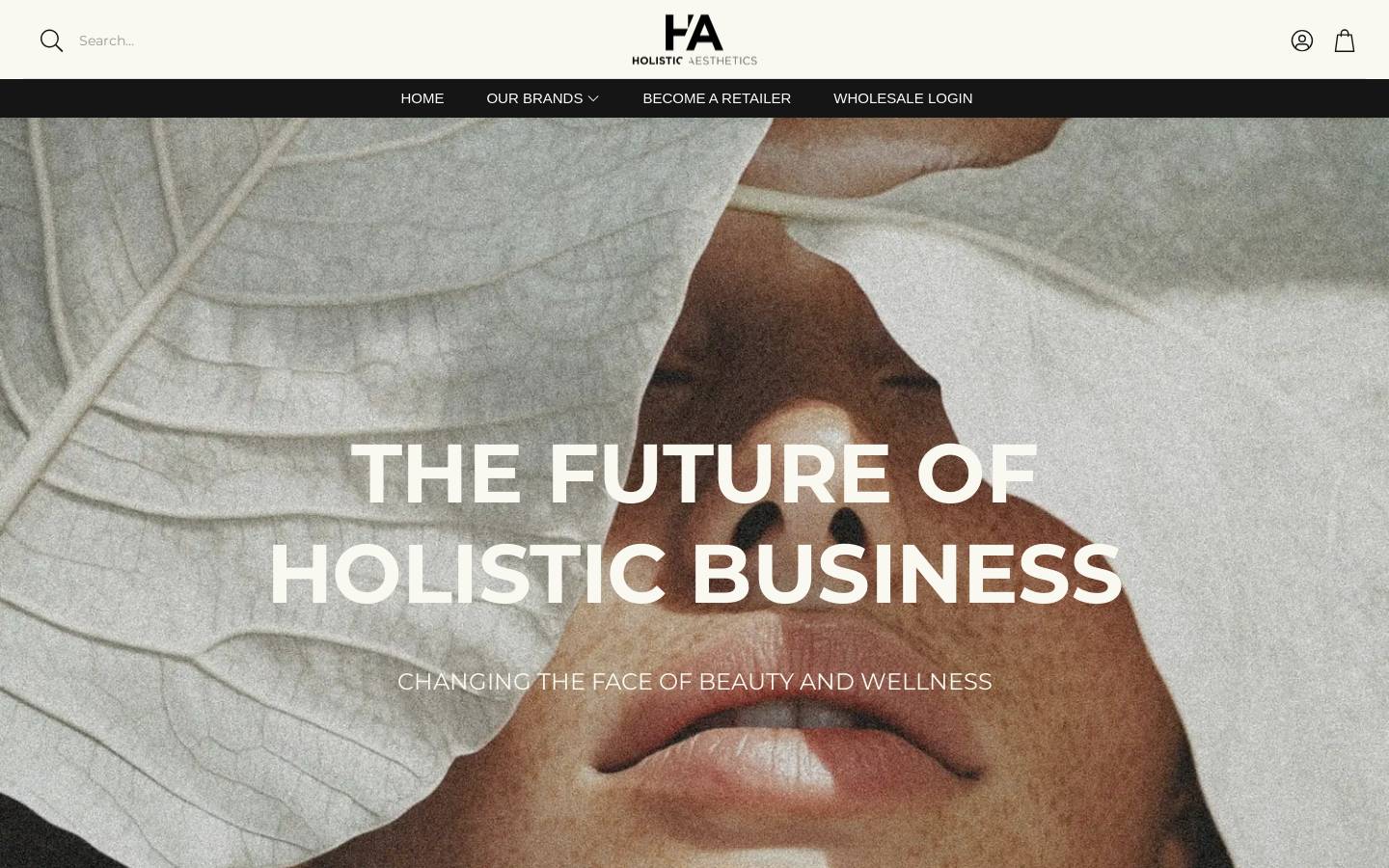 holisticaesthetics.co.nz homepage screenshot