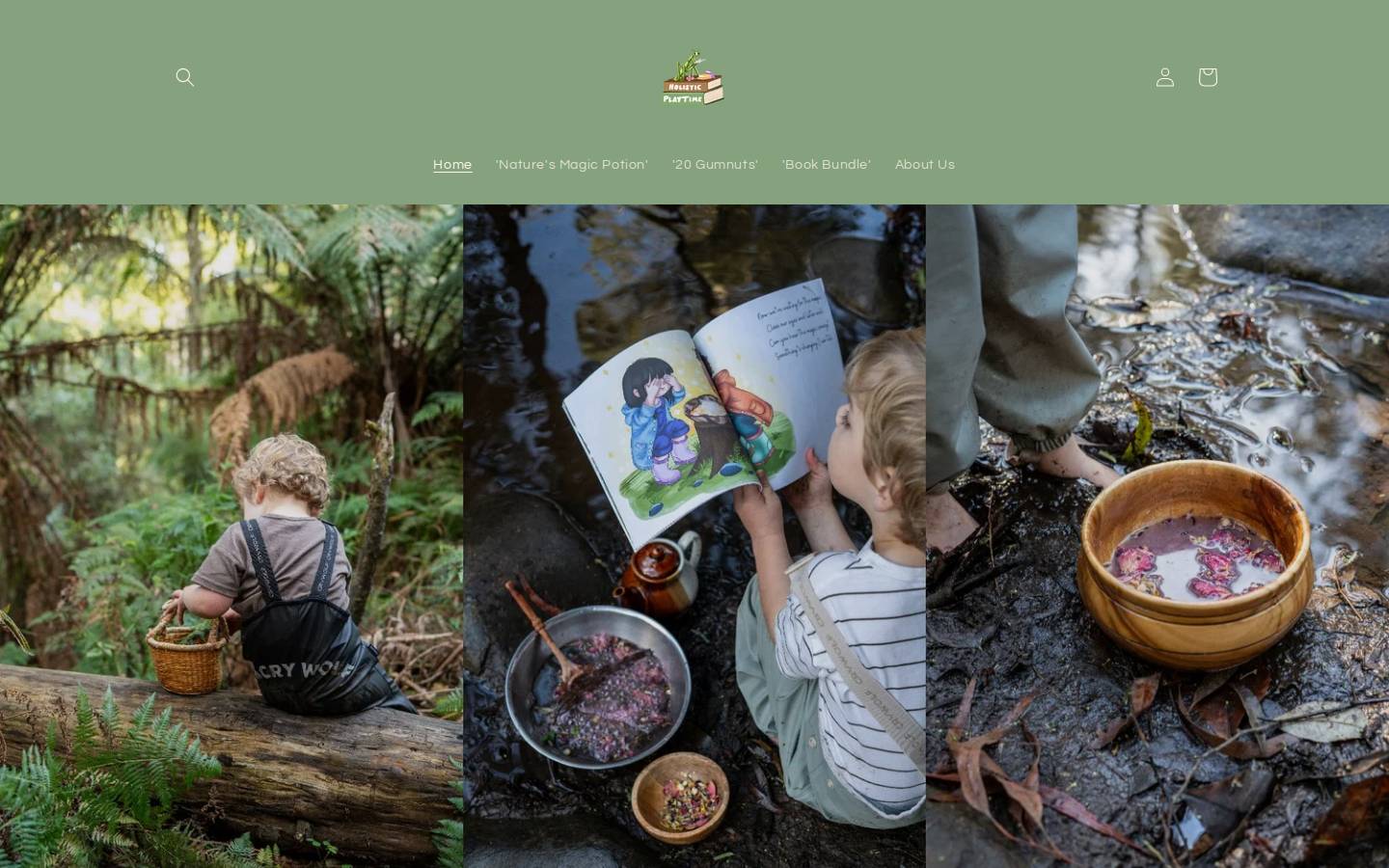 holisticplaytime.com homepage screenshot