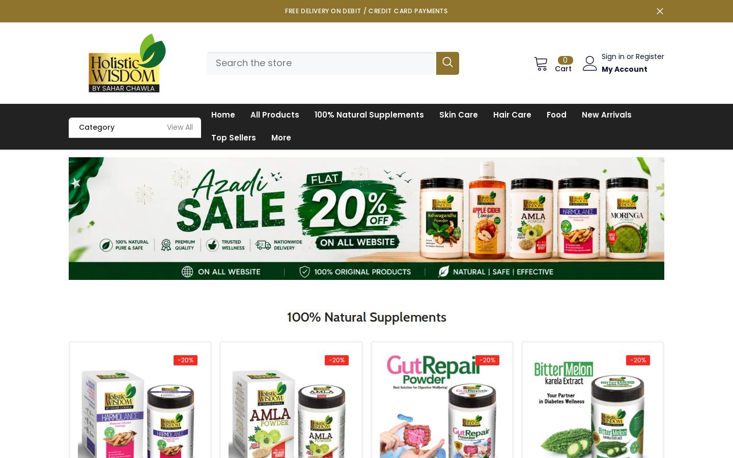 Holisticwisdombysaharchawla homepage screenshot