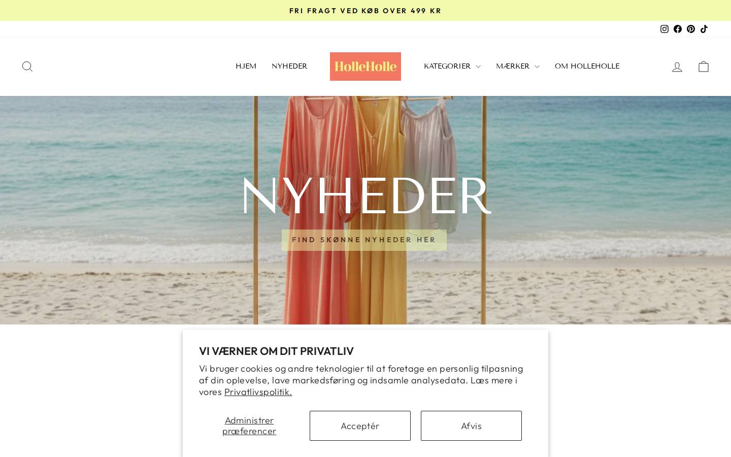 Holleholle homepage screenshot