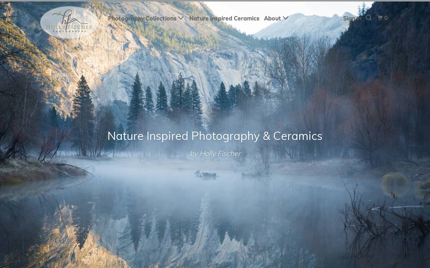 hollyfischerphotography.com homepage screenshot