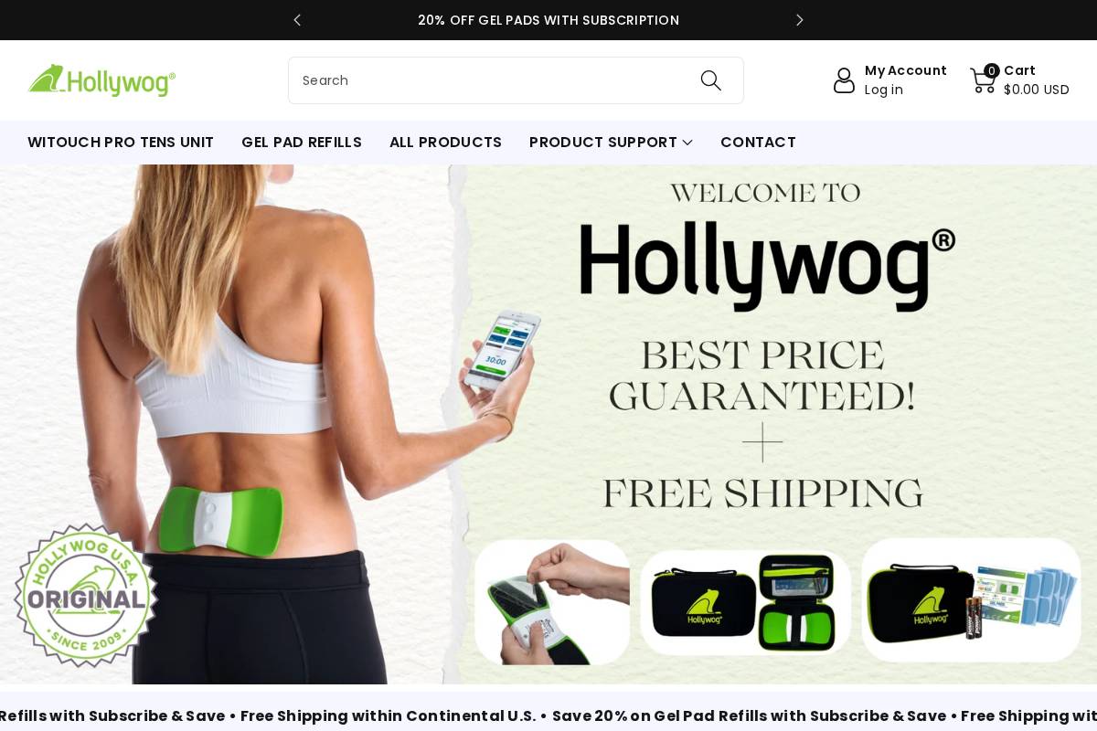 Hollywog homepage screenshot