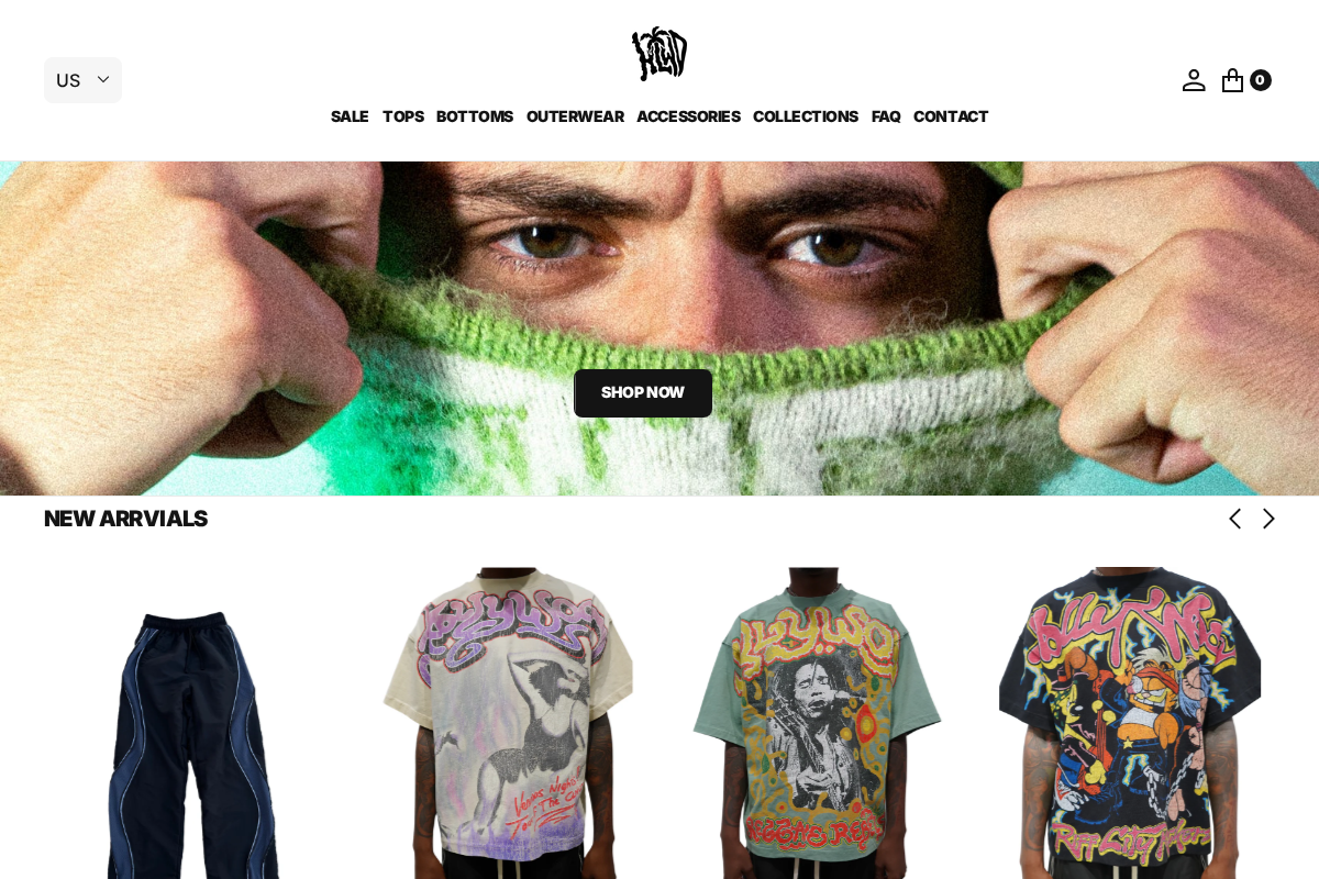 HOLLYWOODHUNNA homepage screenshot