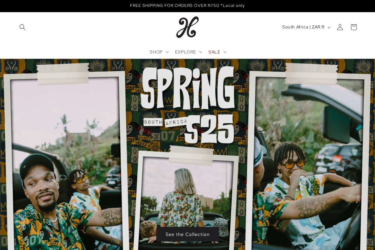 Holmes Brothers homepage screenshot