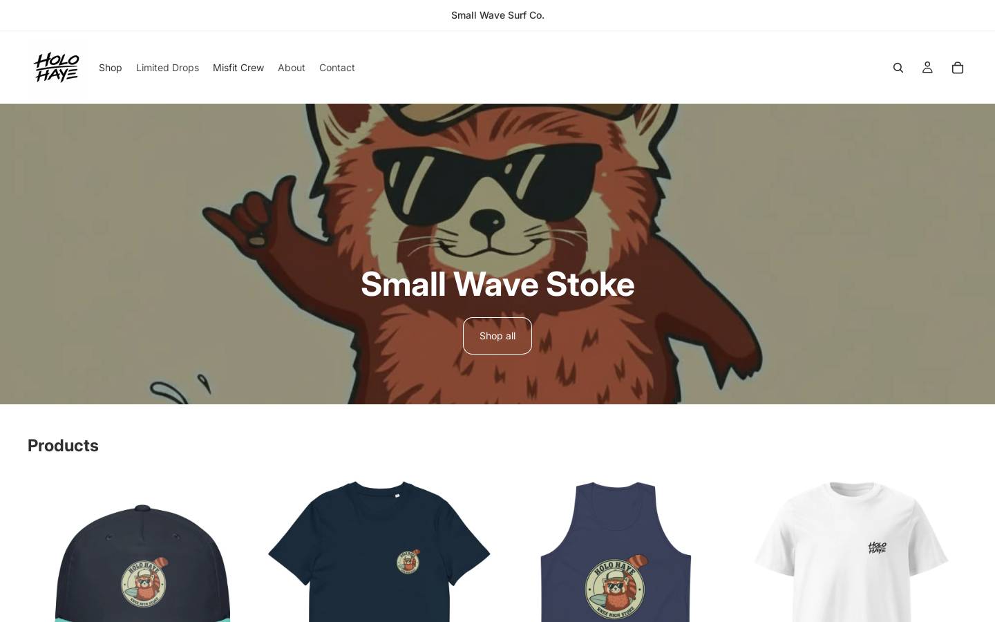 holohaye.com homepage screenshot