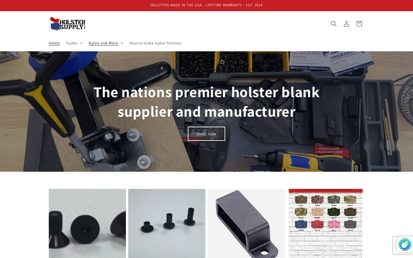 holstersupply.com homepage screenshot