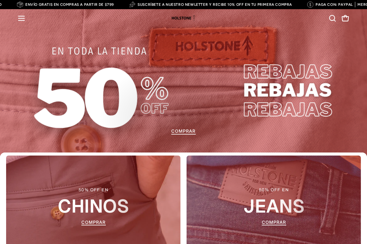 Holstone homepage screenshot