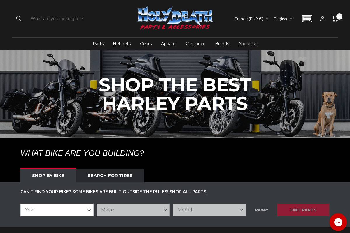 holydeath.com homepage screenshot