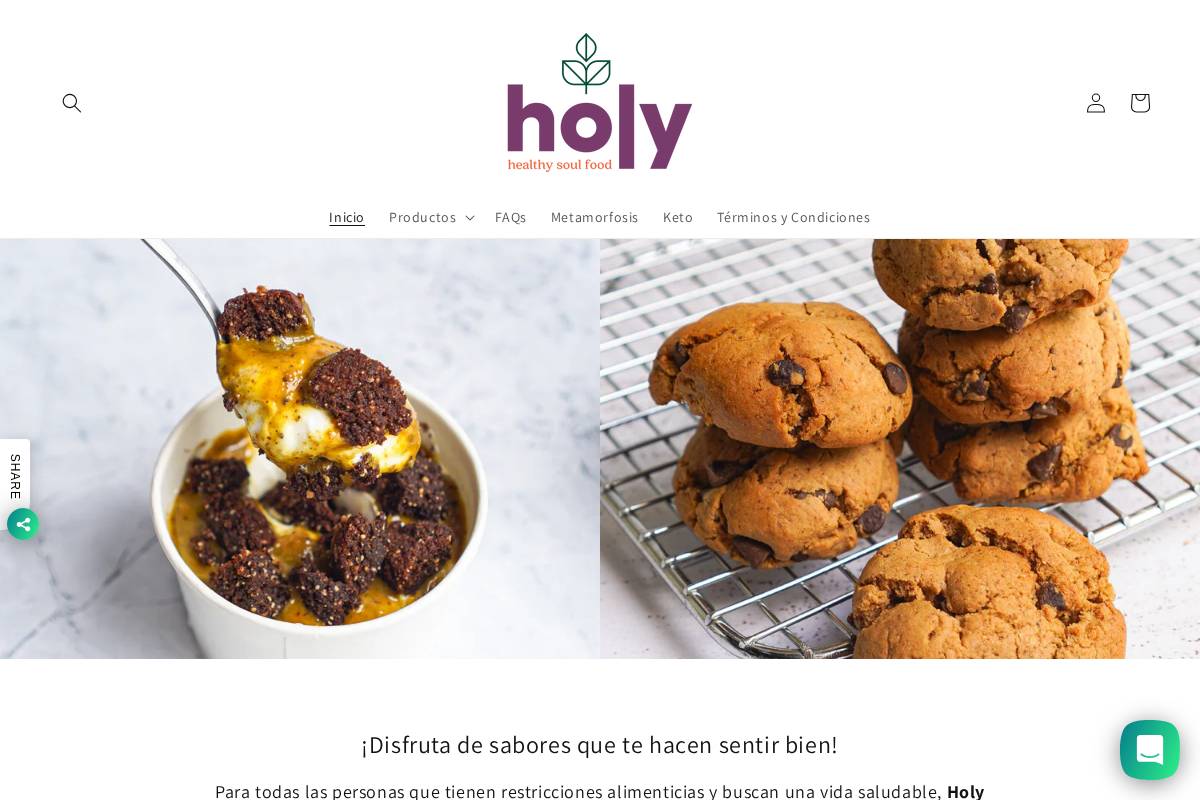 holyhealthyfoodgt.com homepage screenshot