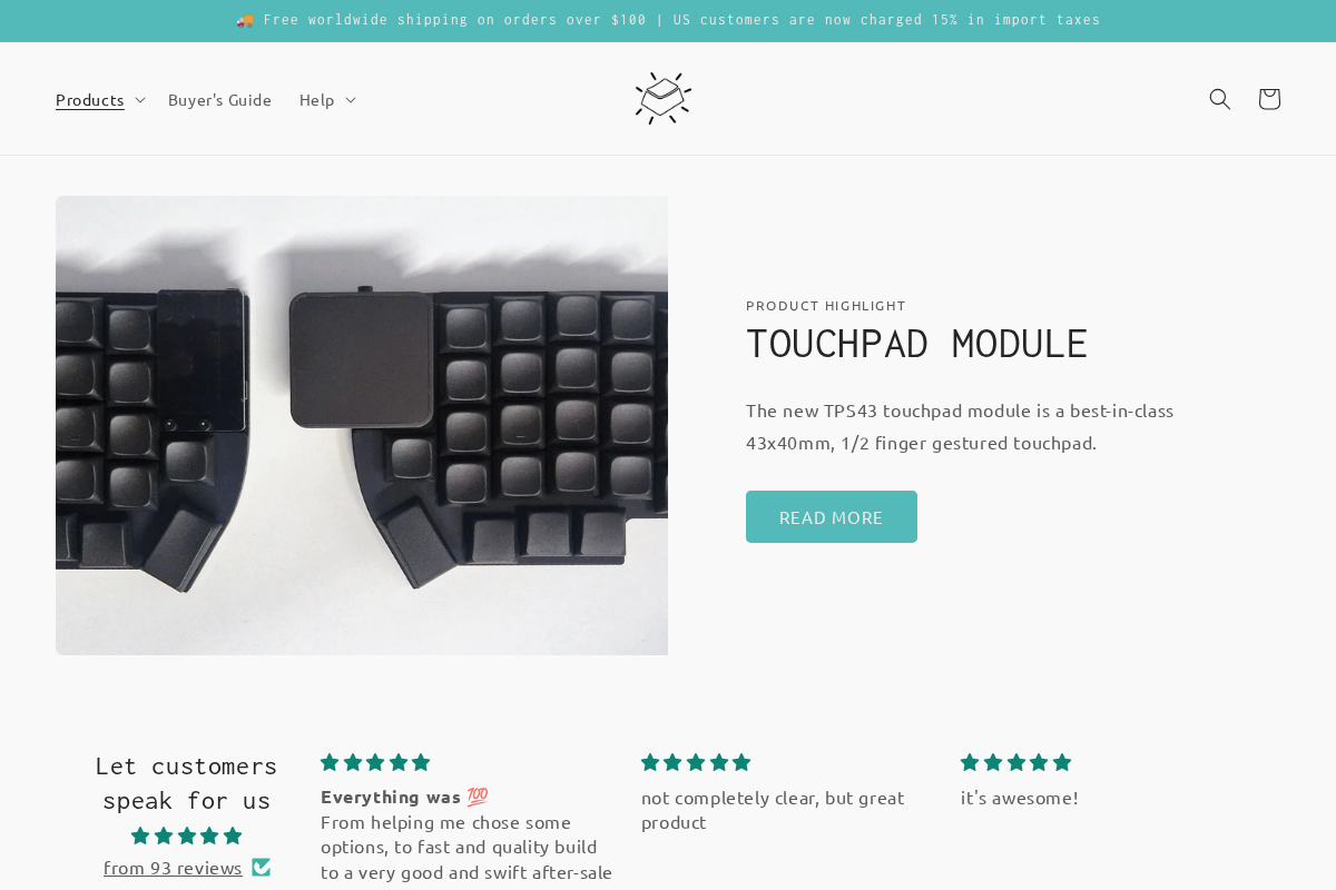 holykeebs homepage screenshot