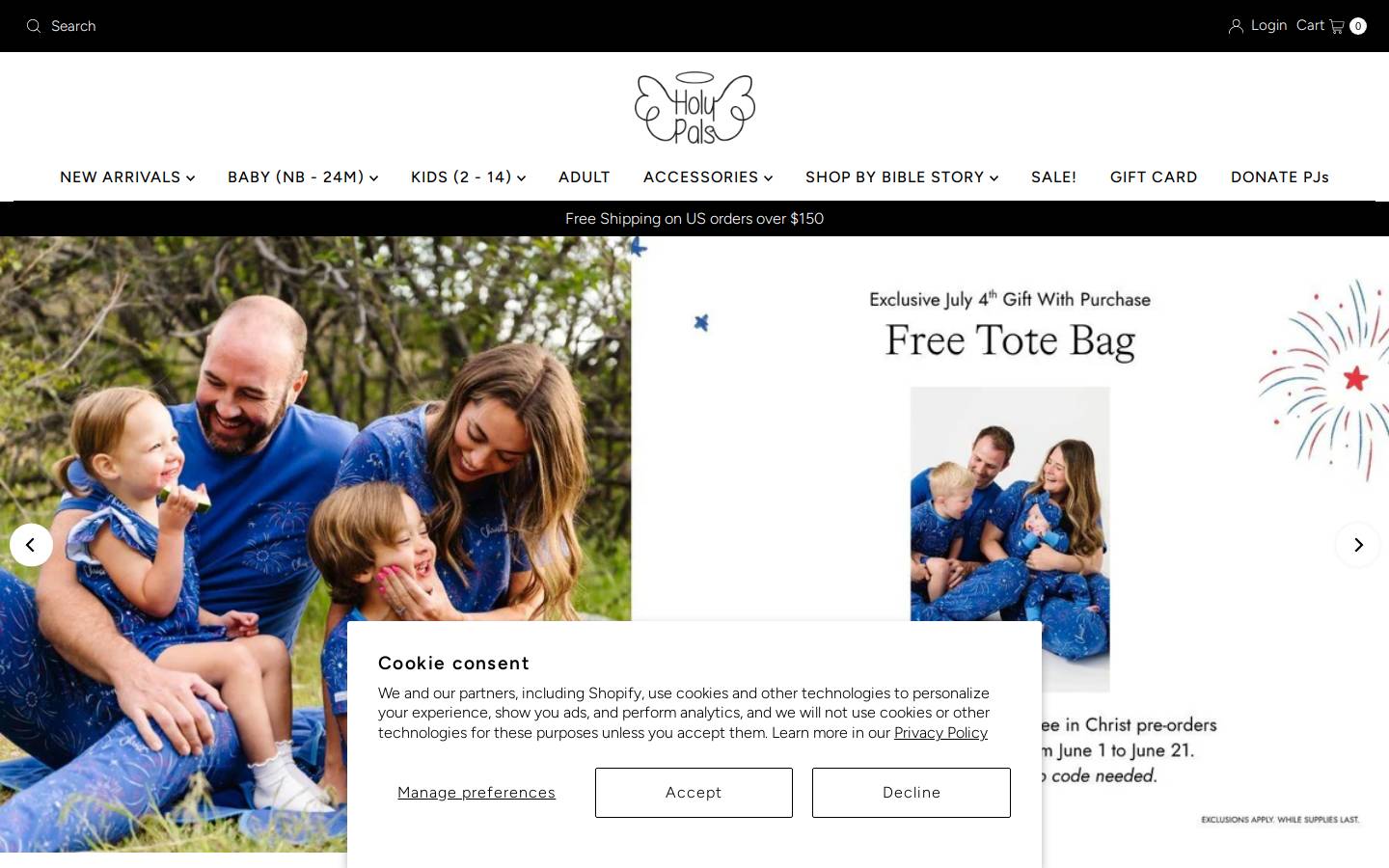 holypals.com homepage screenshot