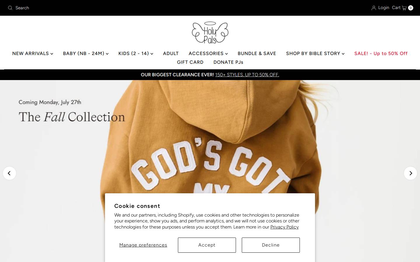 holypals.com homepage screenshot